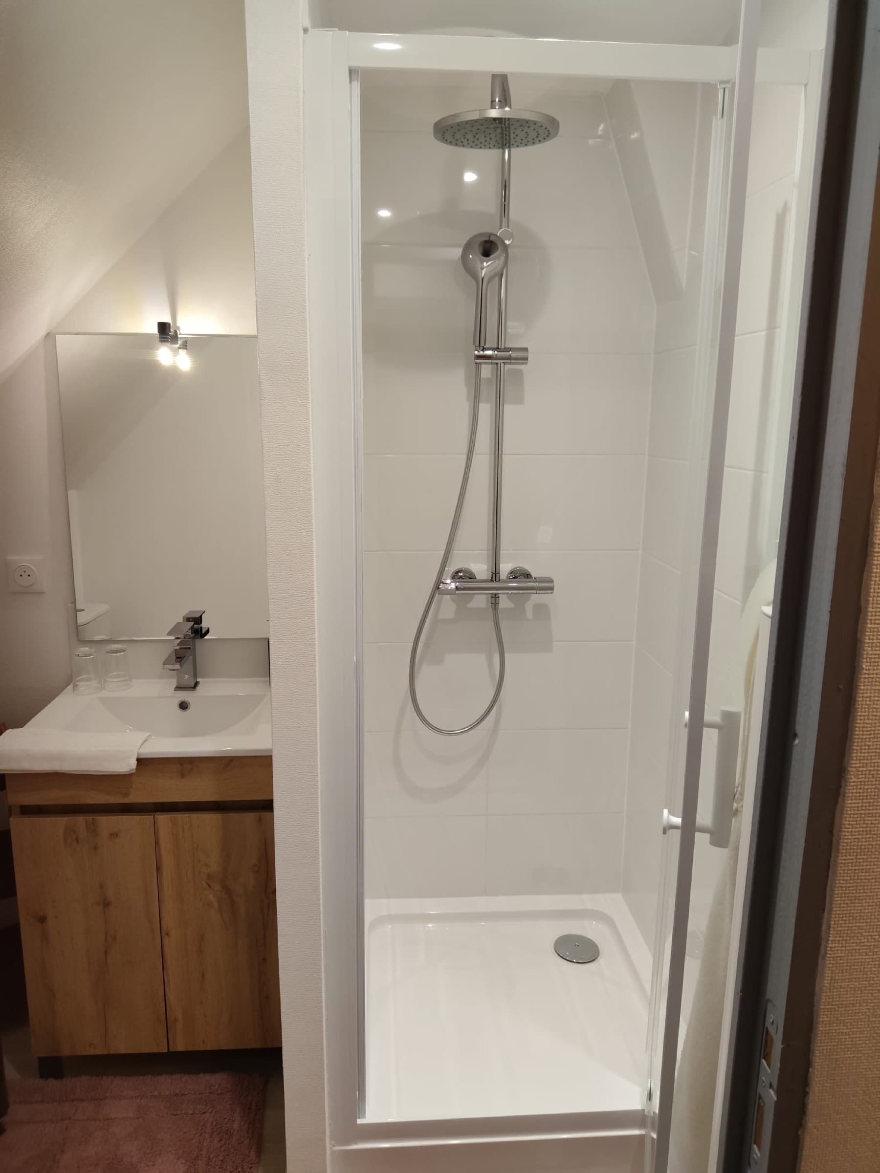 Douche, salle de bain Chambre des Cigognes
