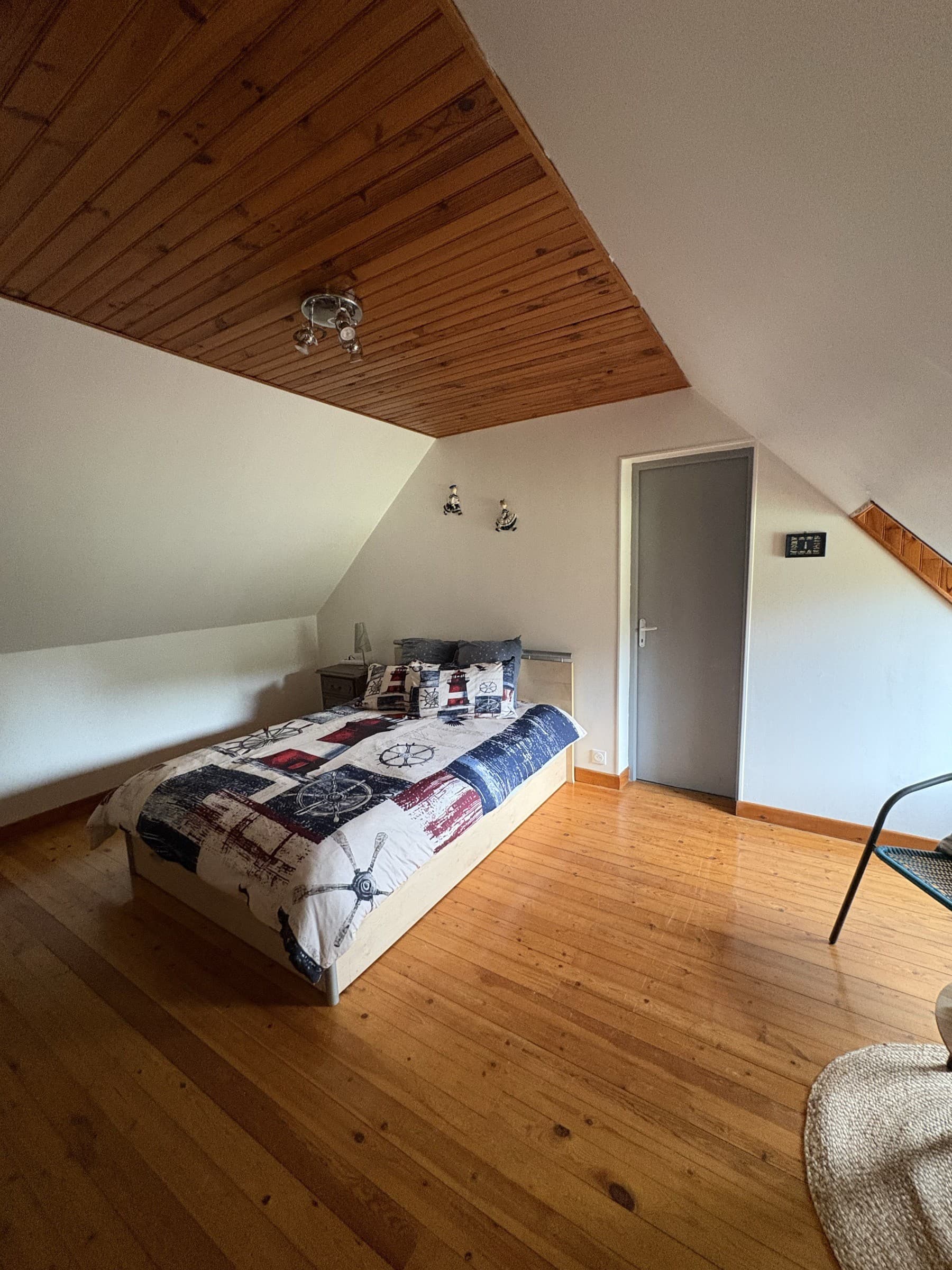Chambre des Mouettes avec lit double, L'Abrix des Cigognes et des Mouettes