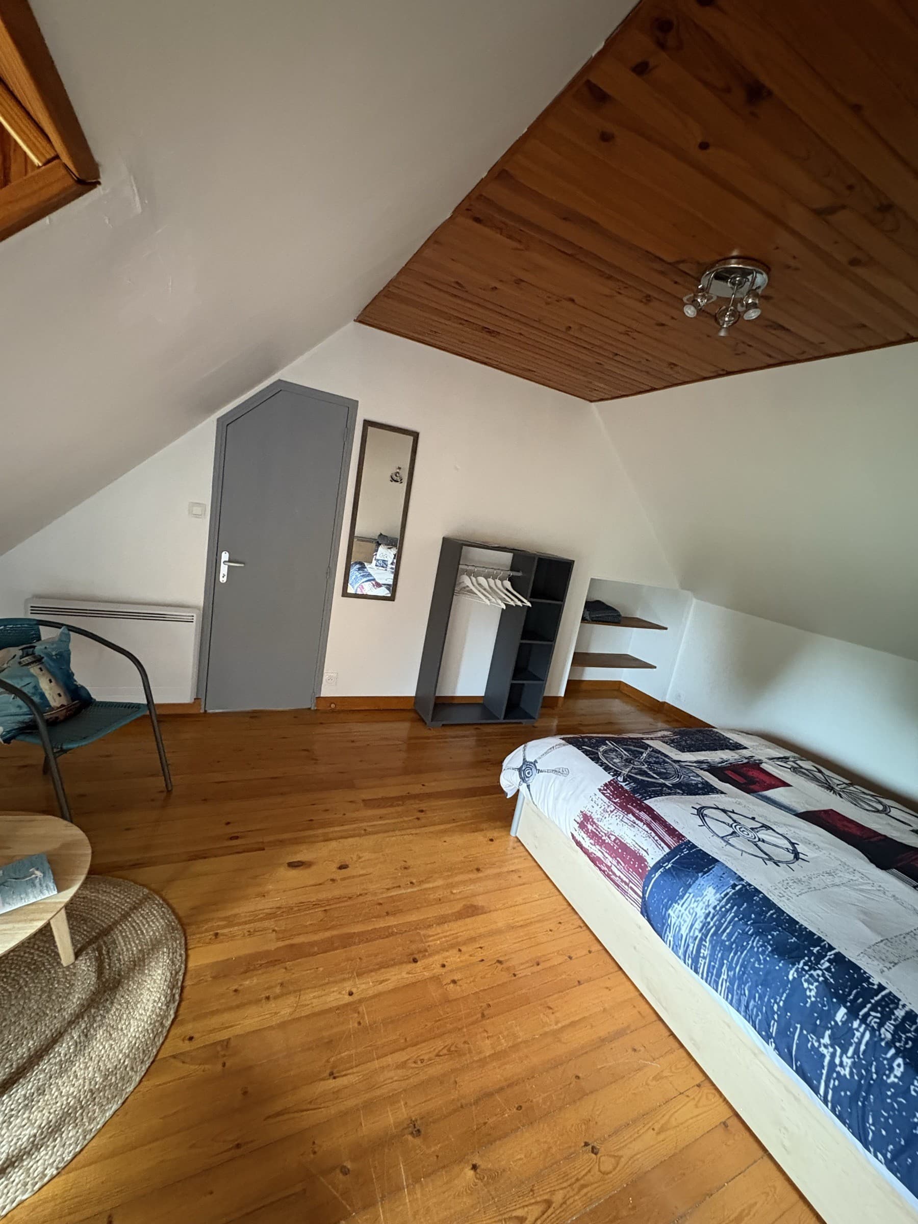 Chambre des Mouettes, literie